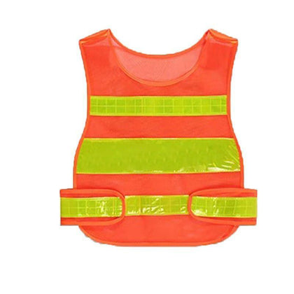 10 Piece Construction Workers Sanitation Work Clothes Mesh Movable Reflective Vest Reflective Vest Mesh Standard Fluorescent Yellow