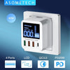 40W Quick Charge USB Charger Wall Travel Phone Adapter Fast Charger