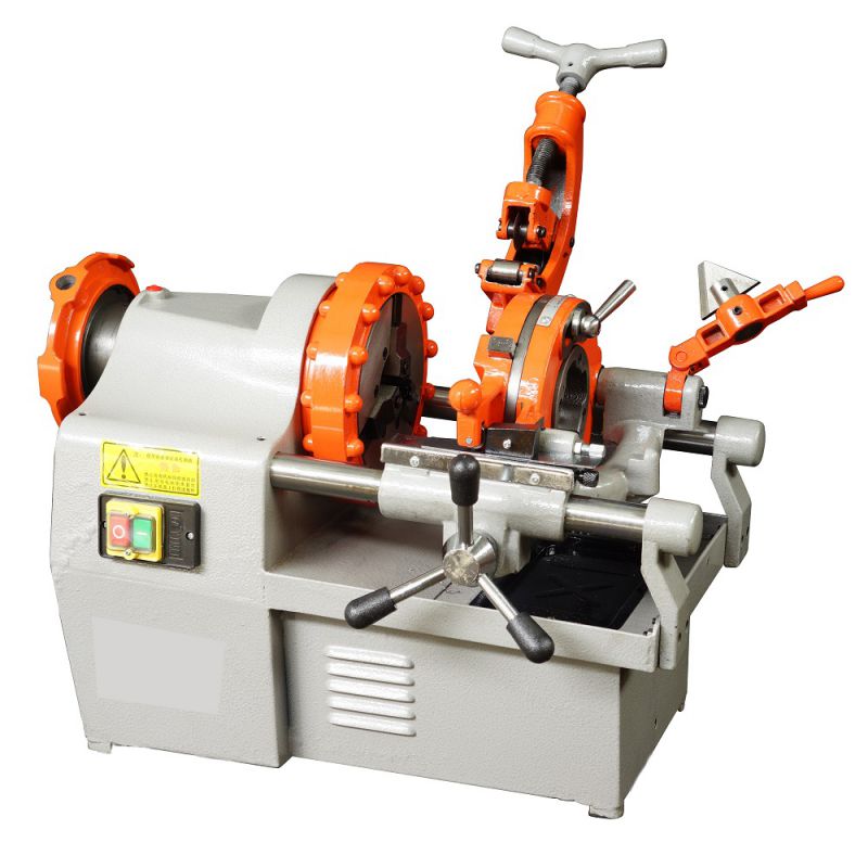 ECVV Automatic Pipe Threading Machine 1 2 to 2 BSPT Threader Deburre ECVV.AE