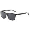 NALANDA Black Polarized Sunglasses for Men, Outdoor Sport Driving Sun Glasses, Classic Retro Designer Style, 100% UV Blocking