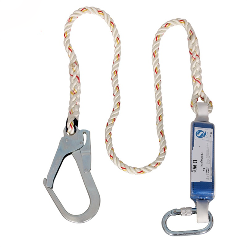 2m Single Hook Safety Rope Shock Absorption Safety Rope ; ECVV UAE ...