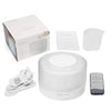 Upgraded Essential Oil Diffuser, 500ml Aromatherapy Diffuser with 7 Color Lights and 4 Timer