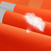 10 Pieces Orange Sanitation Vest Reflective Vest Garden Road Construction Work Clothes Construction Road Safety Clothes