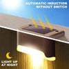 16 Pack Solar Deck Lights LED Waterproof Outdoor Solar Powered LED Step Lights For Decks Stairs Patio Path Yard Garden Decor