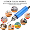 Electric Mini Hand Drill with Power 0.3-4mm Chuck 4000-13000RPM Rotary Tool Kit for Wood DIY Craft Jewelry Walnut Polishing Tool