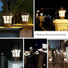 Solar Lamp Column Head Lamp Household Wall Lamp Outdoor Gate Lamp European Column Lamp Door Column Lamp Waterproof Wall Head Lamp Courtyard Lamp