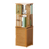 Rotatable Bookshelf Multi-function Rotating Bookcase 360 Degree Bookcase Simple Floor Small Bookcase