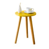 Mini Coffee Table Small Round Table Side Table Modern Tea Table Solid Wood Leg Desktop Diameter 29cm High 36cm