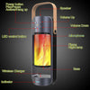 Portable Stereo Paired Outdoor Flame Light Wireless Charging Bluetooth Speaker Multifunctional Outdoor Emergency Light With Power Bank Function