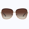 NALANDA Polarized Sunglasses for Women, Deep Brown Outdoor Sport Driving Sun Glasses, Classic Retro Designer Style Eye Wear, 100% UV Blocking