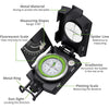 Hiking Compass with Sighting Clinometer Professional Military Compass