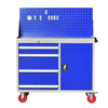 Heavy Mobile Tool Cart Multifunctional Tool Cabinet Workshop Auto Repair Toolbox Drawer Type Maintenance Tool Cabinet Four Extraction Tool Cart 855 * 566 * 600mm