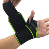 1 Pair Green Wrist Brace Weightlifting Brace with Elastic Strap,Carpal Tunnel Hand Support,Wrist Wraps for Sports Exercise,Arthritis for Men,Women