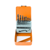 HSS Twist Drills DIN 338 (1-10mm), 19 Pieces Drill Bit Set Straight Shank, Metric Drilling Tool for Metal, Plastic and Aluminum