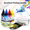 ECVV 400ML Sublimation Ink for Inkjet Printer-T10 TX100 NX115 B300 SX20 R270 T50 for Heat Press Transfer on Mugs Plates Shirts Umbrella (4 colors)