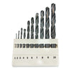 10 Pieces Twist Drill Bit Set,  1-10mm High Speed Steel for Wood Plastic Aluminum Alloy, Quick Change