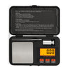 Digital Grams Pocket Scale Small Herb Mini Food Scale Jewelry Scale,200g by 0.01g,Backlit LCD, Stainless Steel,Black