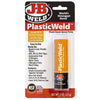 J-B Weld 8237 PlasticWeld Plastic Repair Epoxy Putty Fast-Setting Off-White Multi Purpose Reinforced Epoxy Stick- 2 oz