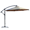 3m Round Khaki Outdoor Sunshade Garden Banana Umbrella Garden Sun Umbrella Terrace Cafe Bar Folding Side Umbrella