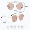 NALANDA Polarized Sunglasses for Women, Light Brown Outdoor Sport Driving Sun Glasses, Classic Retro Designer Style Eye Wear, 100% UV Blocking