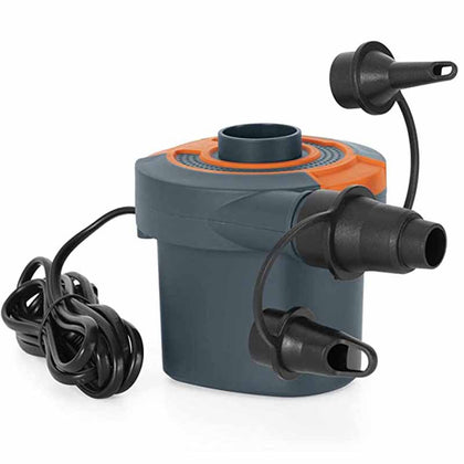 Electric Air Pump, Air Mattress Pump with 3in1 Nozzle Adapter