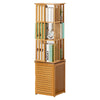 Rotatable Bookshelf Multi-function Rotating Bookcase 360 Degree Bookcase Simple Floor Small Bookcase