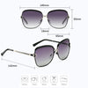 NALANDA Polarized Sunglasses for Women, Bright Black Outdoor Sport Driving Sun Glasses, Classic Retro Designer Style Eye Wear, 100% UV Blocking