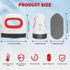 New Handheld Electric Iron Mini Heat Press Machine Portable Easy Heating Short Sleeve DIY Label Hot Stamping Machine