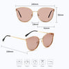 NALANDA Polarized Sunglasses for Women, Light Brown Outdoor Sport Driving Sun Glasses, Classic Retro Designer Style Eye Wear, 100% UV Blocking