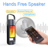 Portable Stereo Paired Outdoor Flame Light Wireless Charging Bluetooth Speaker Multifunctional Outdoor Emergency Light With Power Bank Function