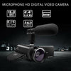 Video camera camcorder with microphone videosky fhd 1080p 16mp vlogging youtube cameras 16x digital zoom camcorder