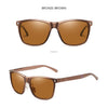 NALANDA Brown Sunglasses Men's Polarized Sunglasses Outdoor Sport Driving Sun Glasses, Classic Retro Designer Style, 100% UV Blocking