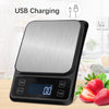 Digital Kitchen Scale, Premium Stainless Steel 5kg Food Scale For Weighing, Measuring, Cooking, Baking, Accurate Digital Display