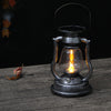 Retro Solar Kerosene Lamp Lantern Lantern Portable Lamp Home Outdoor  Courtyard Garden Decoration LED Flame Candle Lamp