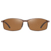 NALANDA Men's Polarized Sunglasses, Brown Sunglasses Outdoor Sport Driving Sun Glasses, Classic Retro Designer Style, 100% UV Blocking