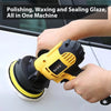 ECVV Car Polisher Machine 700W Auto Polishing Machine Adjustable Speed 600-3700RPM, Detachable Handle Perfect for Boat,Car Polishing and Waxing