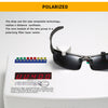 NALANDA Polarized Sunglasses for Men, Black Outdoor Sport Driving Sun Glasses, Classic Retro Designer Style, 100% UV Blocking