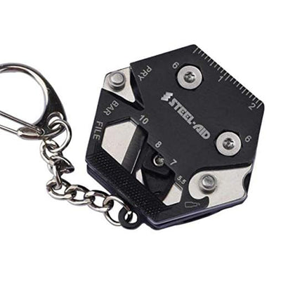 Multitool Card Key Chain Multipurpose, Foldable Survival Tool Set for Men & Women
