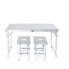 Outdoor Folding Table Furniture Portable Combination Set Fishing Stool Simple Aluminum Alloy Table Barbecue Picnic Table Exhibition Advertising Table