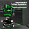 ECVV Laser level 12 Lines Green Light Professional Cross Marking Meter Self-leveling Horizontal Vertical Laser Ruler Spirit Level