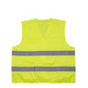 6 Pieces Yellow Reflective Vest Fluorescent Vest Highway Construction Site Reflective Vest Light Comfortable Reflective Strip Work Vest