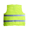 6 Pieces Yellow Reflective Vest Fluorescent Vest Highway Construction Site Reflective Vest Light Comfortable Reflective Strip Work Vest