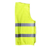 6 Pieces Yellow Reflective Vest Fluorescent Vest Highway Construction Site Reflective Vest Light Comfortable Reflective Strip Work Vest