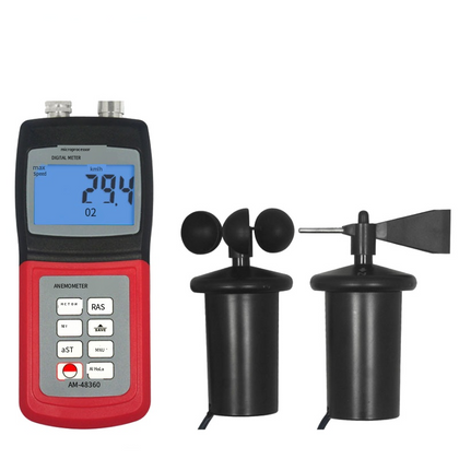 Multi Function Anemometer Air Volume And Temperature Tester High Precision Anemometer