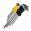 10 Pcs 9-piece Box Hexagon Wrench Set Extra Long Meter Pattern Star Shaped Hexagon Screw Driver Set With Middle Hole