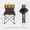 Outdoor Folding Table And Chair Set Folding Table Publicity Table Aluminum Alloy Picnic Table And Chair Five Piece Set Self Driving Travel Equipment