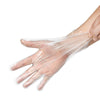 10 Bags Disposable Film Plastic CPE Thickened Gloves Household Cleaning Kitchen Dish-Washing Beauty Hand Transparent Gloves Average Size (100 Pieces / Bag)