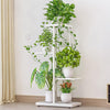 6 Pieces Flower Rack Living Room Flowerpot Rack Multi-layer Iron Balcony Outdoor Decoration Flower Rack Iron Living Room Nordic Hanging Rack Green Luo Rack Layer Rack Climbing Rattan Rack White H915