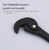 6 Pieces Upgraded Wrench Multi-function Double Head Manual Quick Large Open Ratchet Wrench With Spring Multi-function Wrench 8-42 mm
