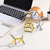 Toy Pen - Magnet Fidgi Pen - Jiki pen -Multifunctional Deformable Polar Pen - Strato Pen Fidget Pen Decompression Magnetic Metal Pen